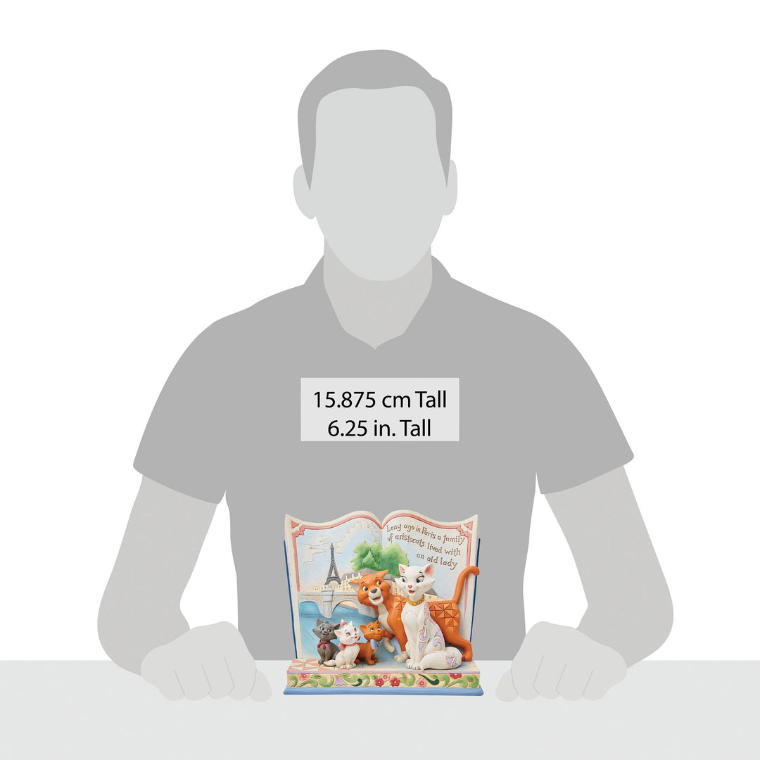 Long Ago in Paris (Aristocats Storybook Figurine) - Disney Traditions by Jim Shore