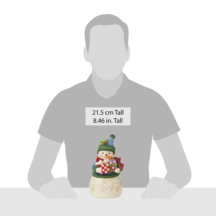 Unwrap the Joy (Snowman with Arms Full of Presents)