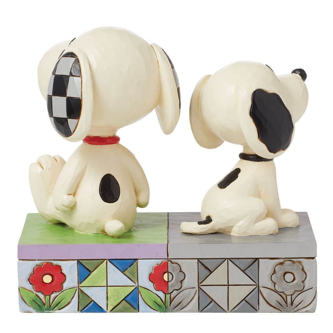 I Remember You (1950's vs Modern Snoopy Figurine) - Peanuts by Jim Shore
