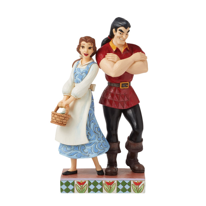 Brillitan & Boorish (Belle & Gaston Figurine) - Disney Traditions by Jim Shore
