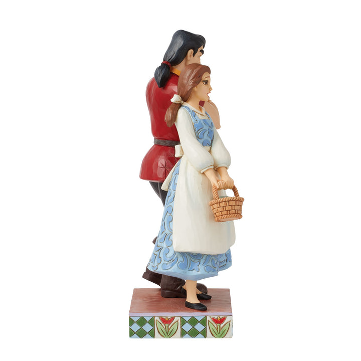 Brillitan & Boorish (Belle & Gaston Figurine) - Disney Traditions by Jim Shore