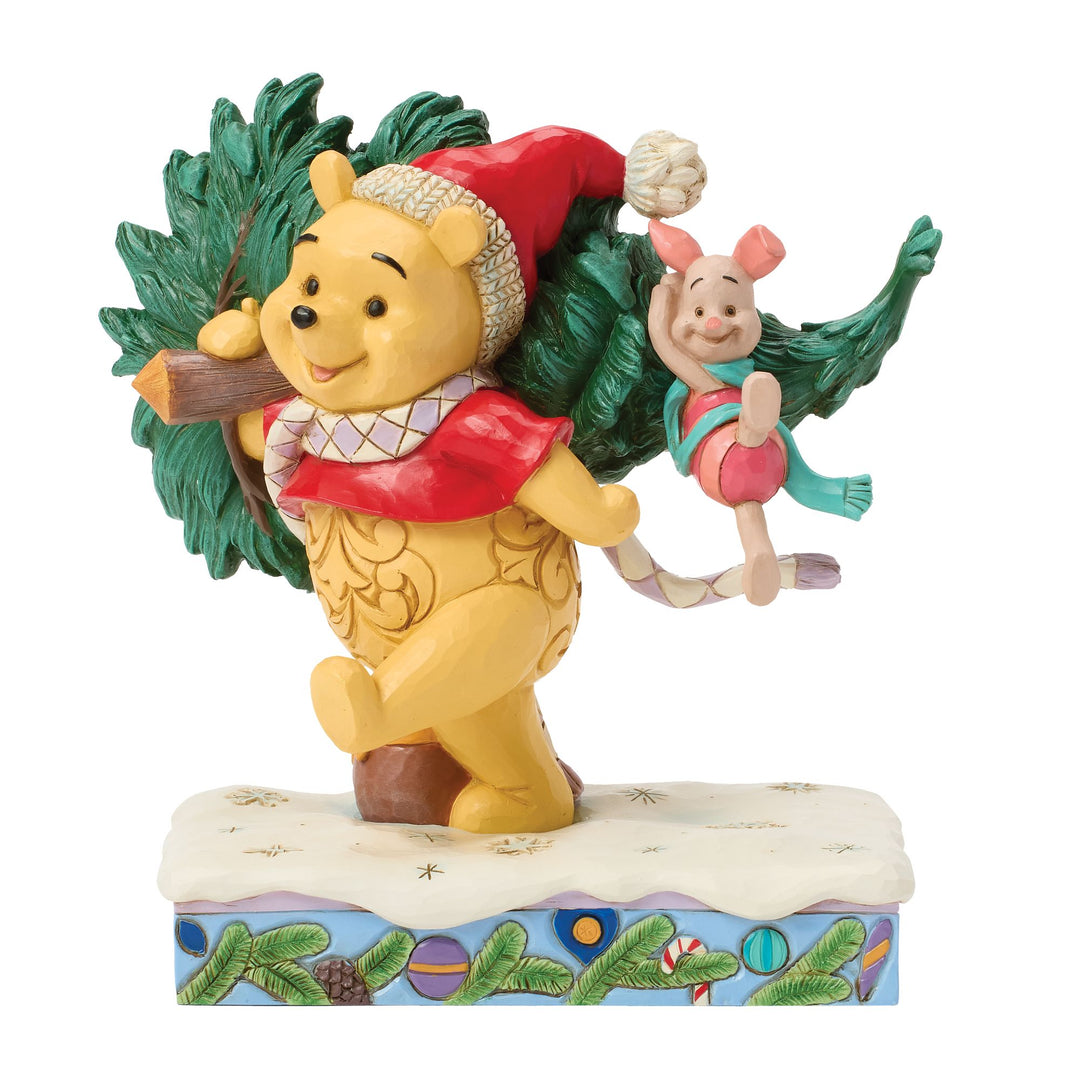 A Tree for Two (Winnie the Pooh & Piglet with Christmas Tree)