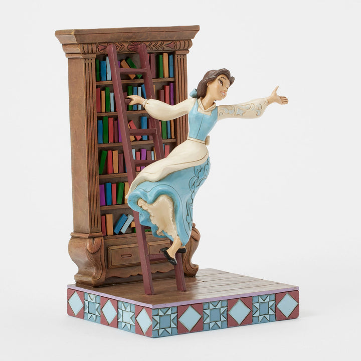 A World of Books (Belle on Bookcase)