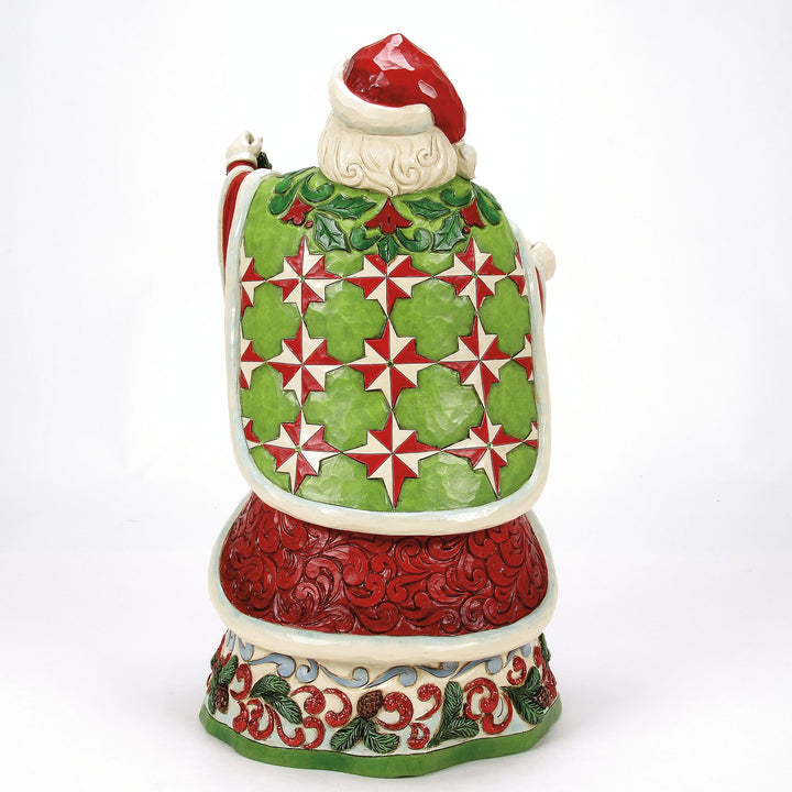 Clause for Celebration (Collectors Edition Santa with Bell Garland) - Heartwood Creek by Jim Shore