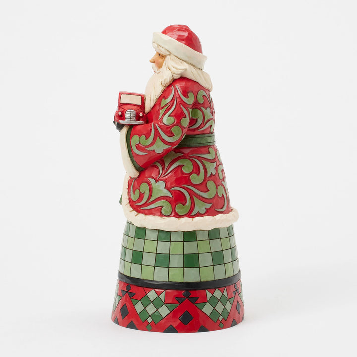 Highland Holiday (Santa with Red Truck)