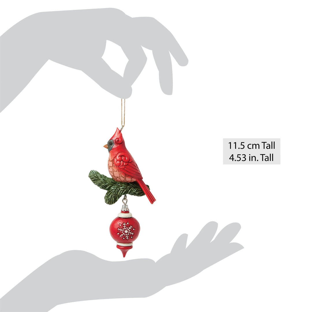 Nordic Noel Cardinal Hanging Ornament