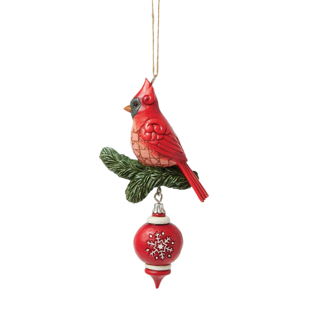 Nordic Noel Cardinal Hanging Ornament