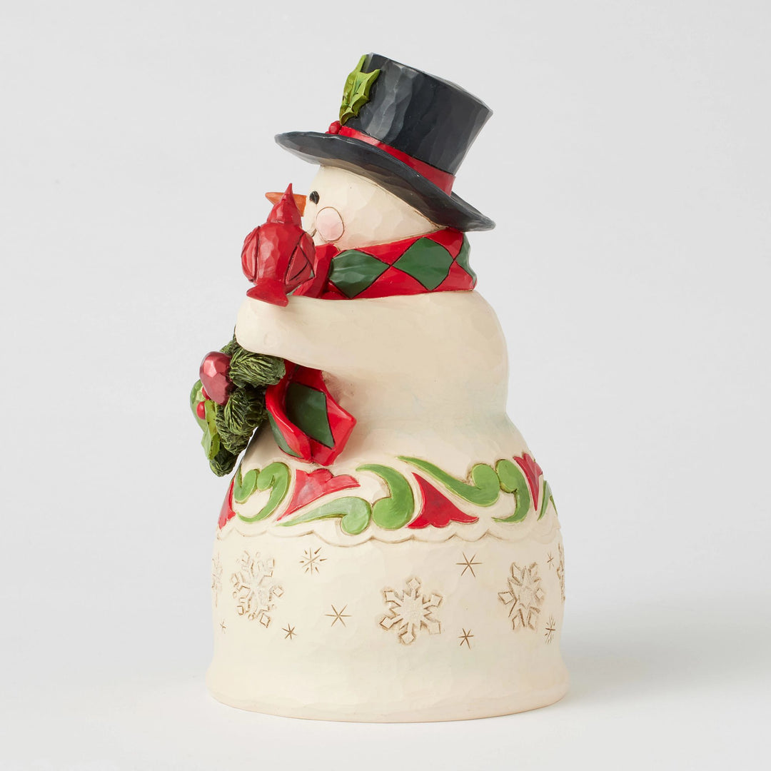 Finishing Touches (Snowman with Garland & Cardinals)