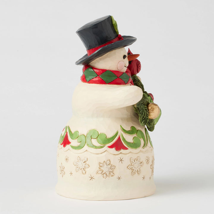 Finishing Touches (Snowman with Garland & Cardinals)