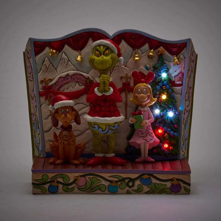 The Grinch with Cindy-Lou and Max Storybook - The Grinch by Jim Shore