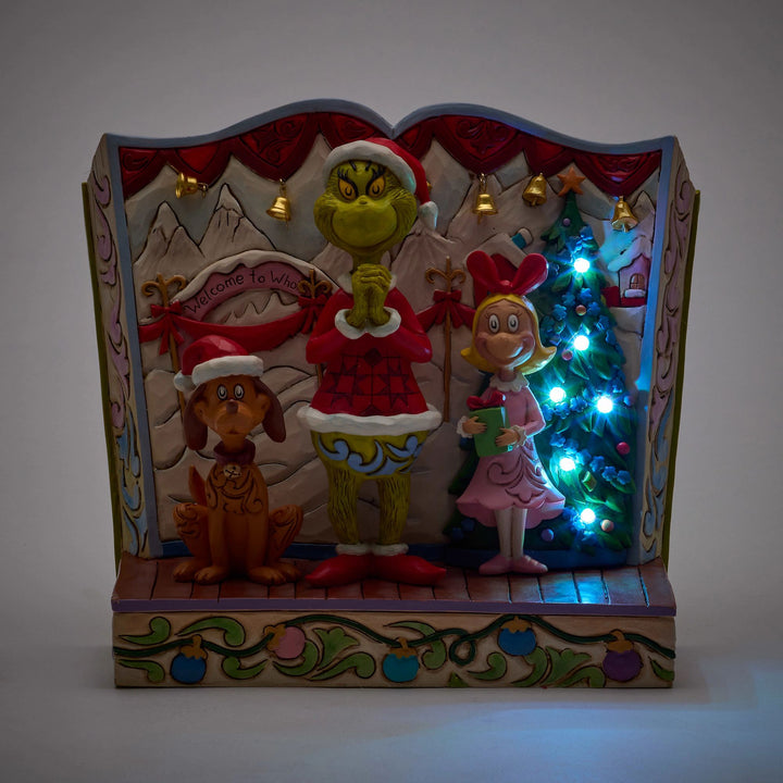 The Grinch with Cindy-Lou and Max Storybook - The Grinch by Jim Shore