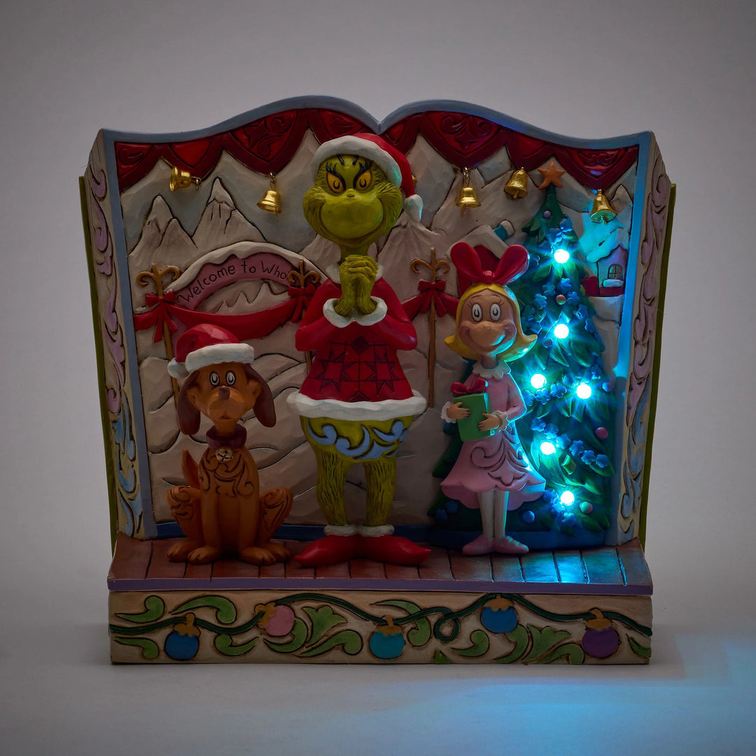 The Grinch with Cindy-Lou and Max Storybook - The Grinch by Jim Shore