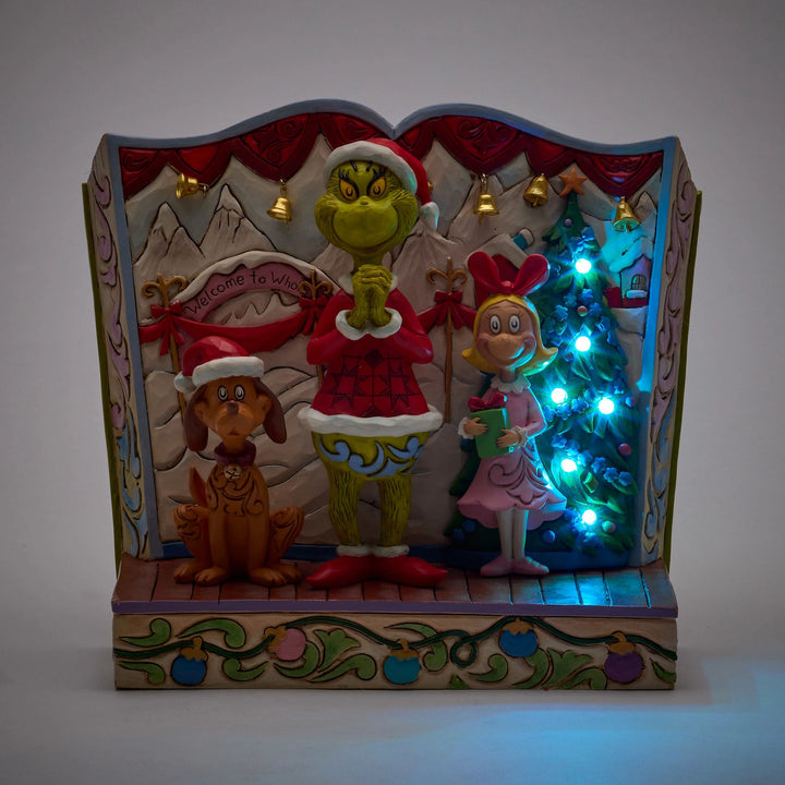 The Grinch with Cindy-Lou and Max Storybook - The Grinch by Jim Shore