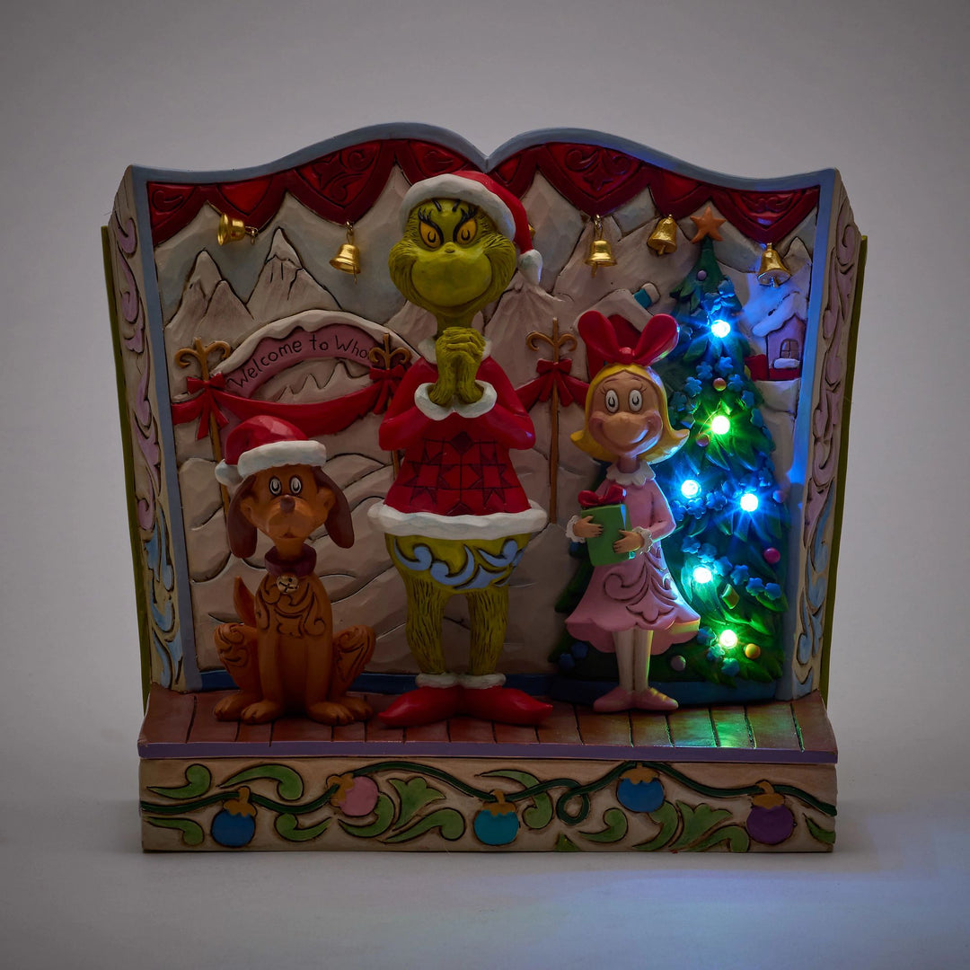 The Grinch with Cindy-Lou and Max Storybook - The Grinch by Jim Shore