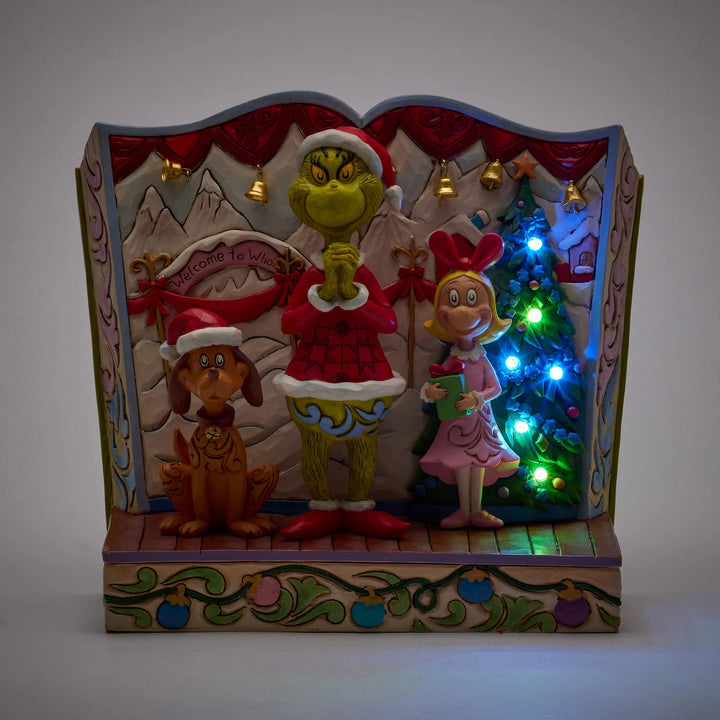 The Grinch with Cindy-Lou and Max Storybook - The Grinch by Jim Shore