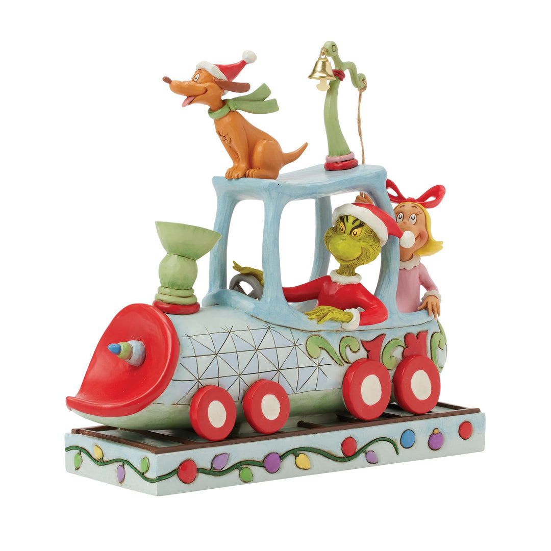 Grinch Train Figruine - The Grinch by Jim Shore