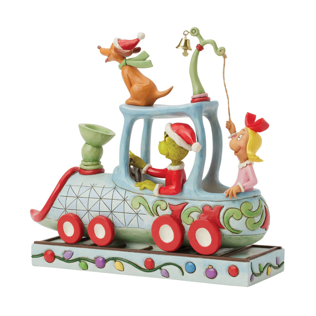 Grinch Train Figruine - The Grinch by Jim Shore
