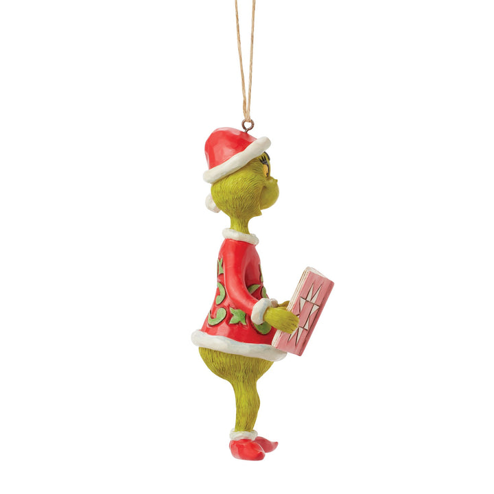 How The Grinch Stole Christmas Book Hanging Ornament - The Grinch by Jim Shore