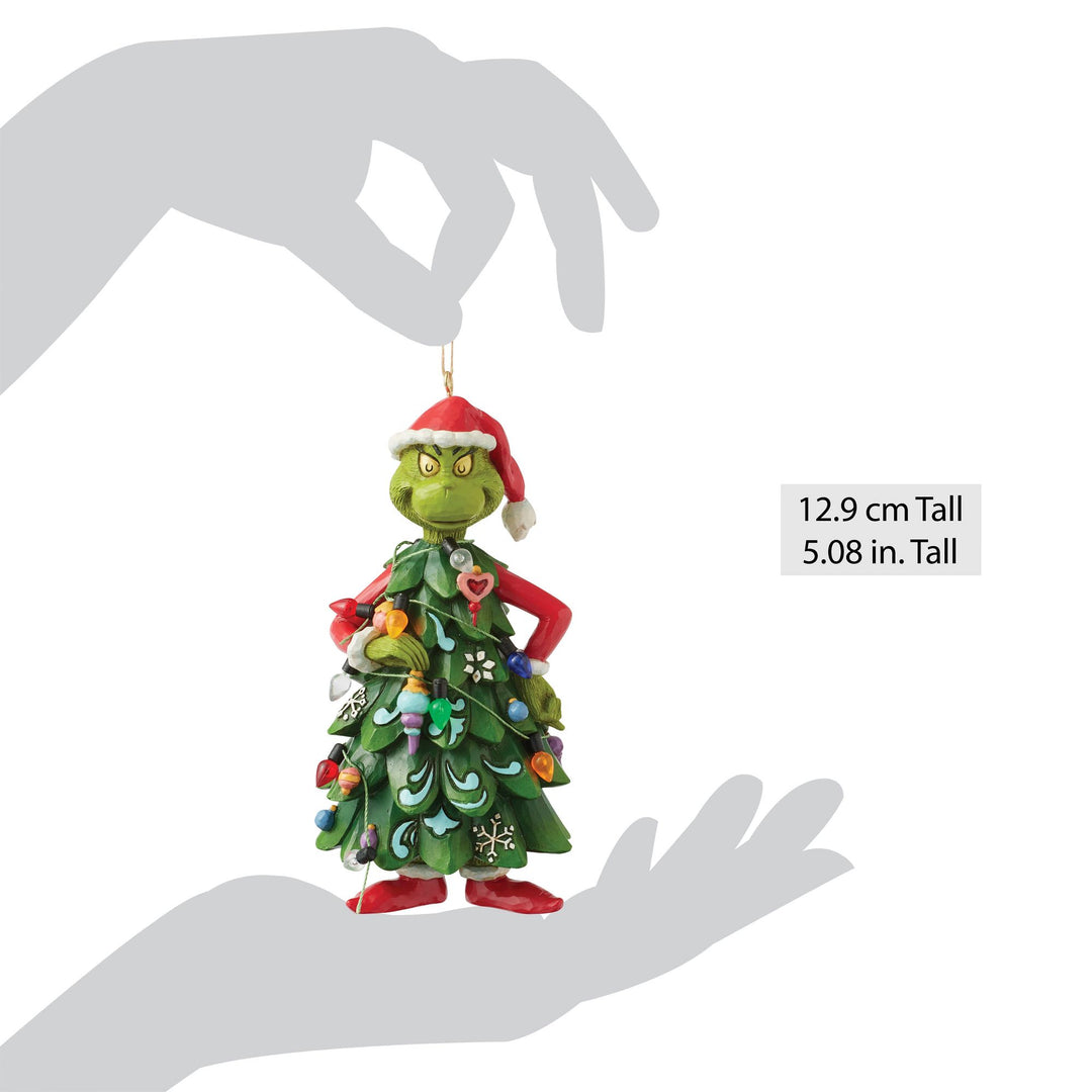 Grinch as a Christmas Tree Hanging Ornament - The Grinch by Jim Shore
