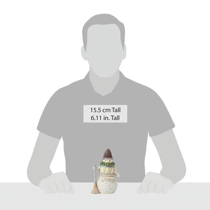 Looking Just Pine (Snowman with Pinecone Hat) - Heartwood Creek by Jim Shore