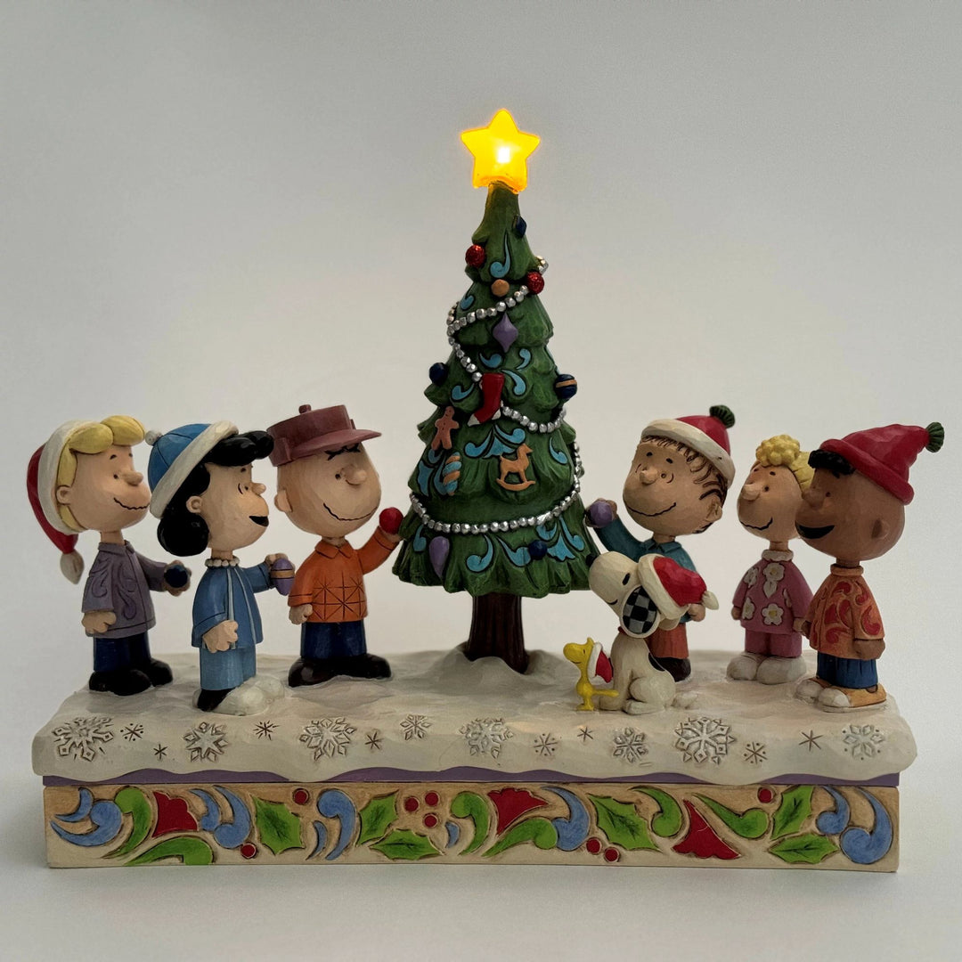 O Christmas Tree (Charlie Brown & Friends LED Musical Christmas) - Peanuts by Jim Shore