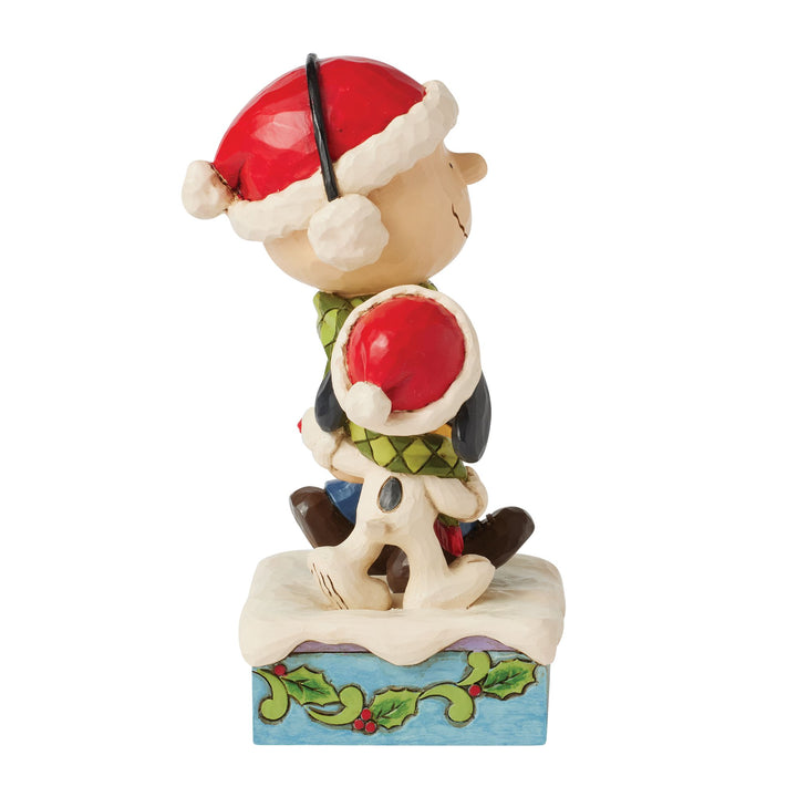 Bundled in Friendship (Charlie Brown & Snoopy Wrapped in Scarf) - Peanuts by Jim Shore