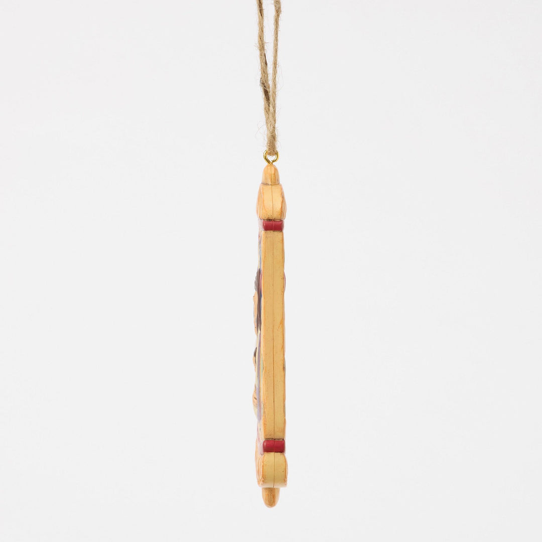 Rotating Holy Family in Bell Hanging Ornament