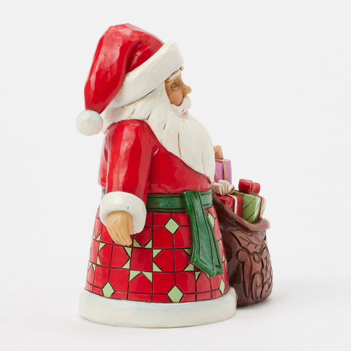 Filled with Christmas Cheer (Santa with Toy Bag Pint Figurine)