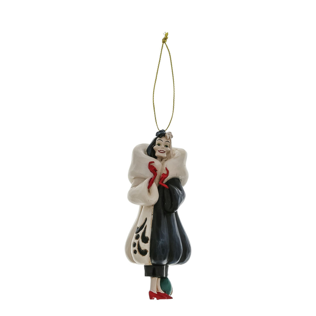Cruella Hanging Ornament - Disney Traditions by Jim Shore