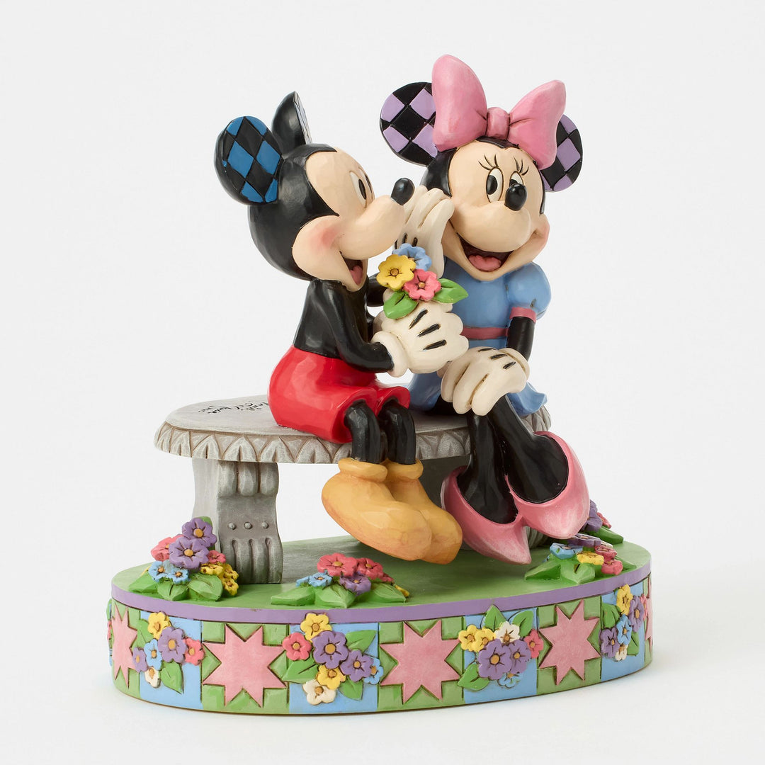 A Blooming Romance (Mickey and Minnie Bench)