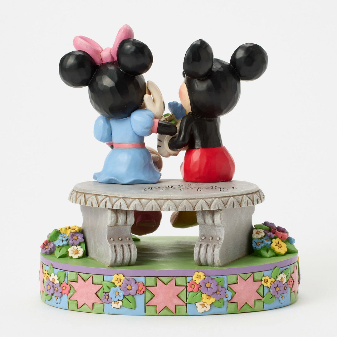 A Blooming Romance (Mickey and Minnie Bench)