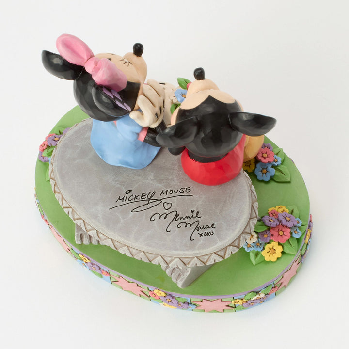 A Blooming Romance (Mickey and Minnie Bench)