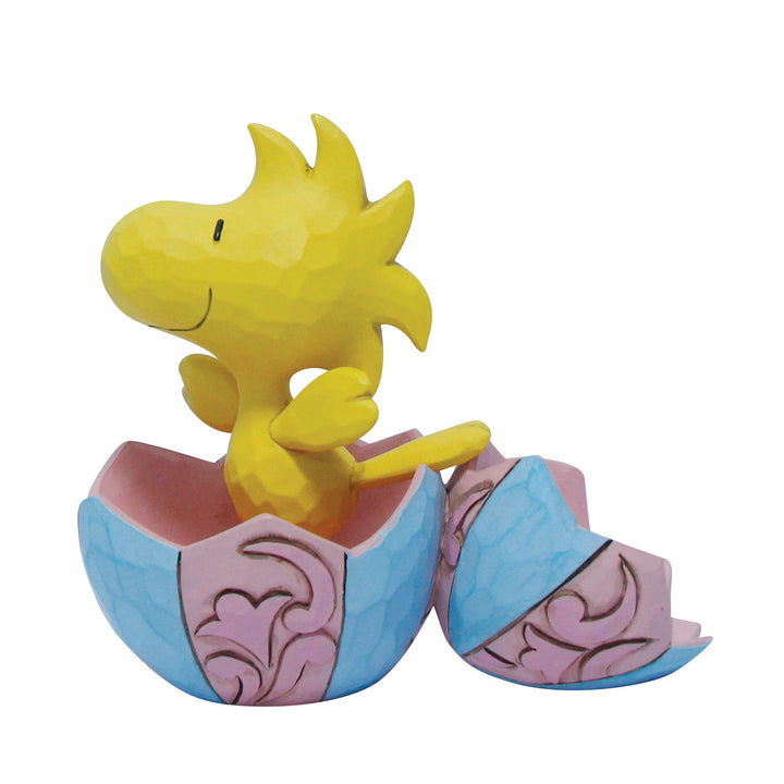 Woodstock Popping Out of an Easter Egg