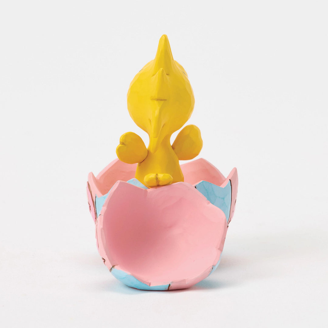 Woodstock Popping Out of an Easter Egg