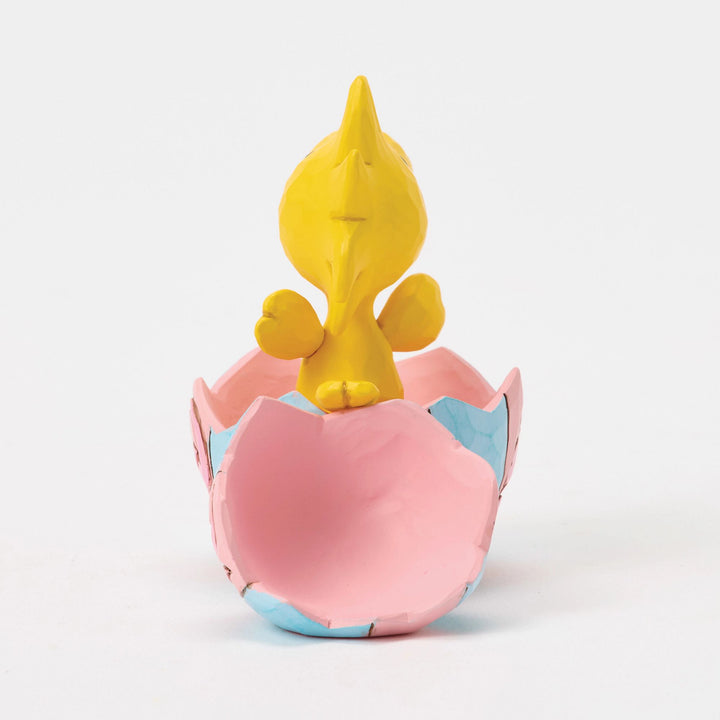 Woodstock Popping Out of an Easter Egg