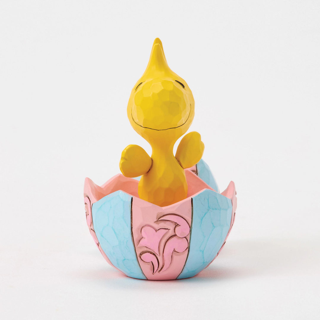 Woodstock Popping Out of an Easter Egg