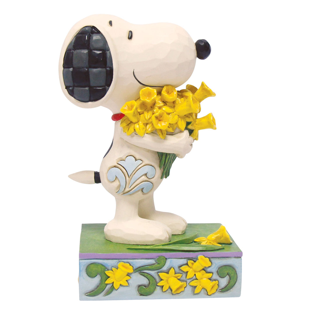 Snoopy with Daffodils