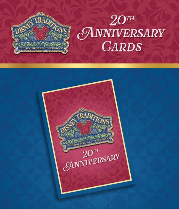 Disney Traditions 20th Anniversary Cards
