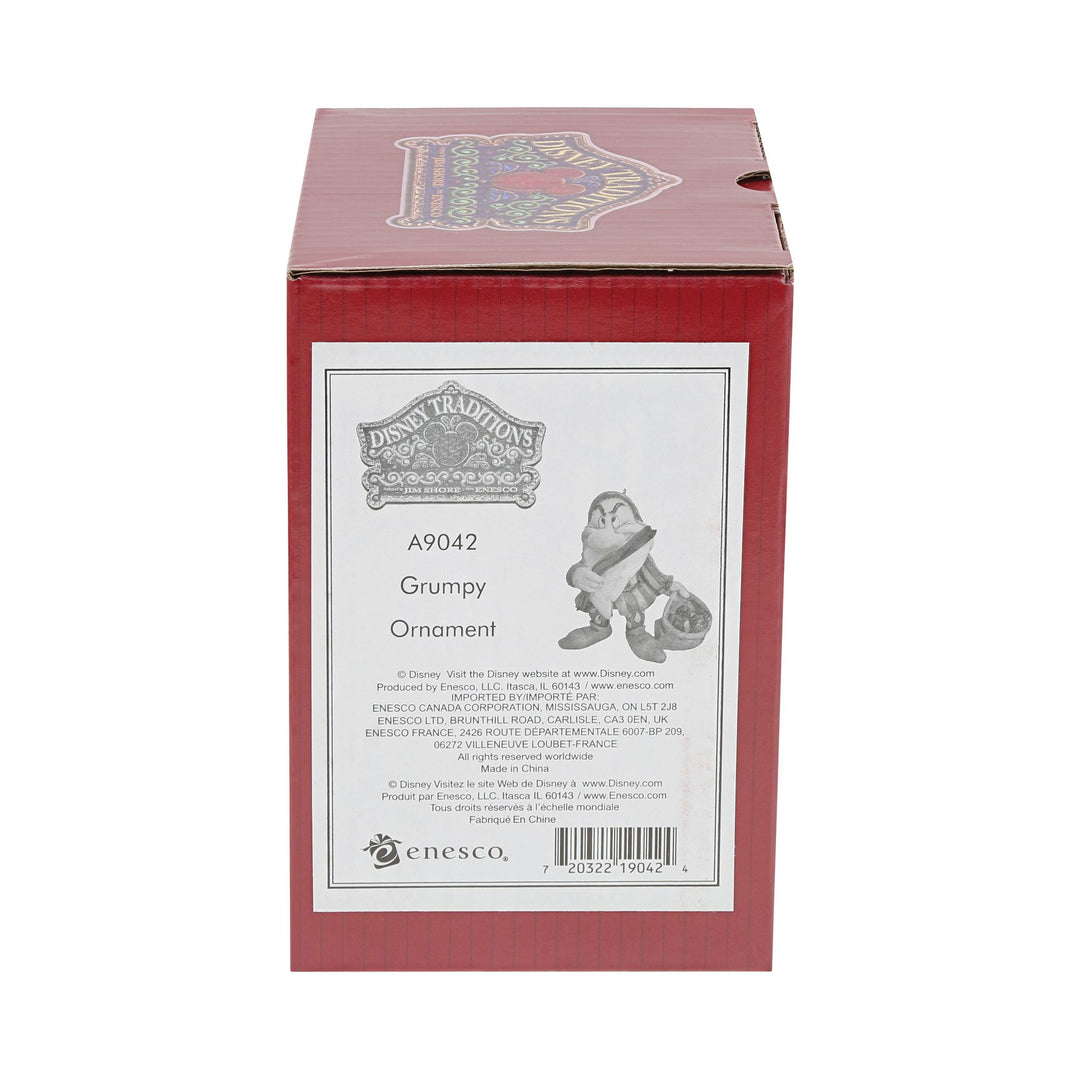 Grumpy Snow White Hanging Ornament - Disney Traditions by Jim Shore