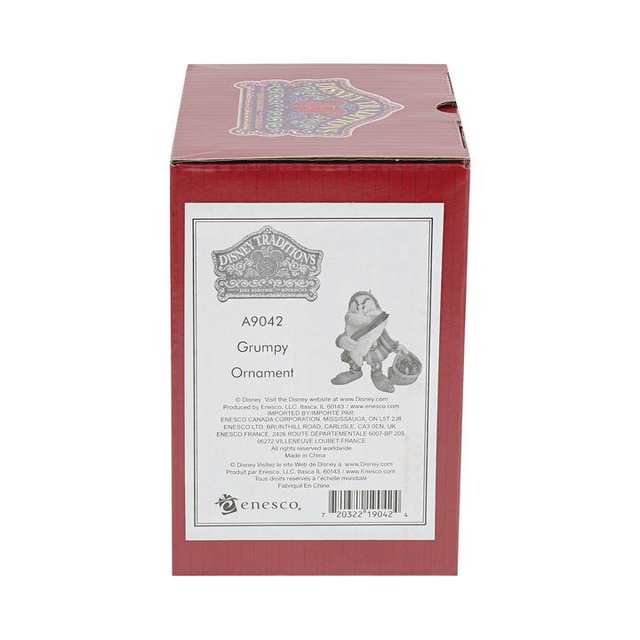 Grumpy Snow White Hanging Ornament - Disney Traditions by Jim Shore