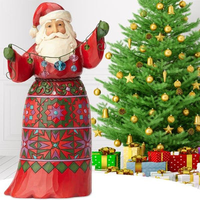 Start your own Christmas traditions with festive  hanging ornaments and figurines