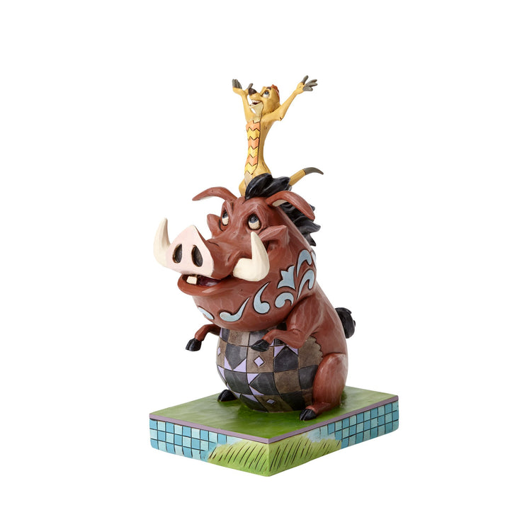 Carefree Cohorts - Timon and Pumbaa Figurine - Disney Traditions by Jim Shore