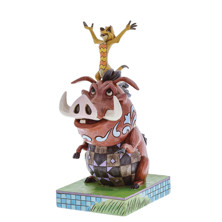 Carefree Cohorts - Timon and Pumbaa Figurine - Disney Traditions by Jim Shore