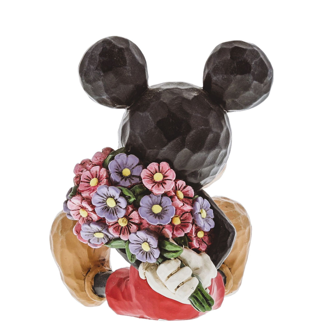 Mickey Mouse with Flowers Mini Figurine - Disney Traditions by Jim Shore