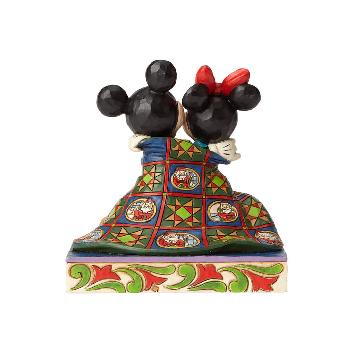 Mickey and Minnie Mouse in Blanket Figurine - Disney Traditions by Jim Shore