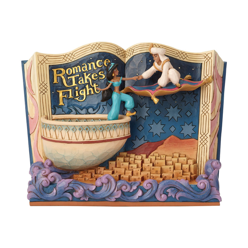 Romance Takes Flight (Storybook Aladdin Figurine)- Disney Traditions by Jim Shore
