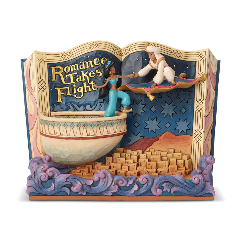 Romance Takes Flight (Storybook Aladdin Figurine)- Disney Traditions by Jim Shore