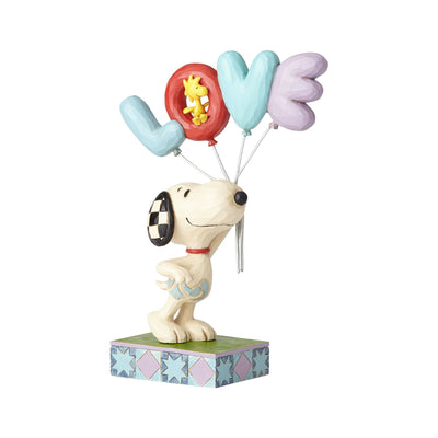 Love is in the Air (Snoopy with LOVE Balloon Figurine) - Peanuts by Jim Shore