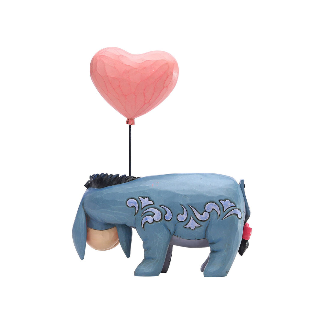 Eeyore with a Heart Balloon Figurine - Disney Traditions by Jim Shore