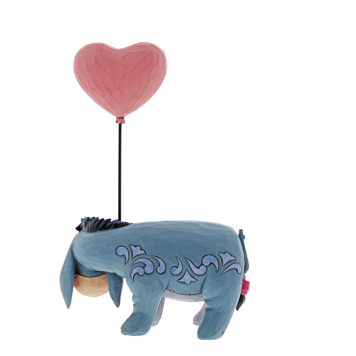 Eeyore with a Heart Balloon Figurine - Disney Traditions by Jim Shore